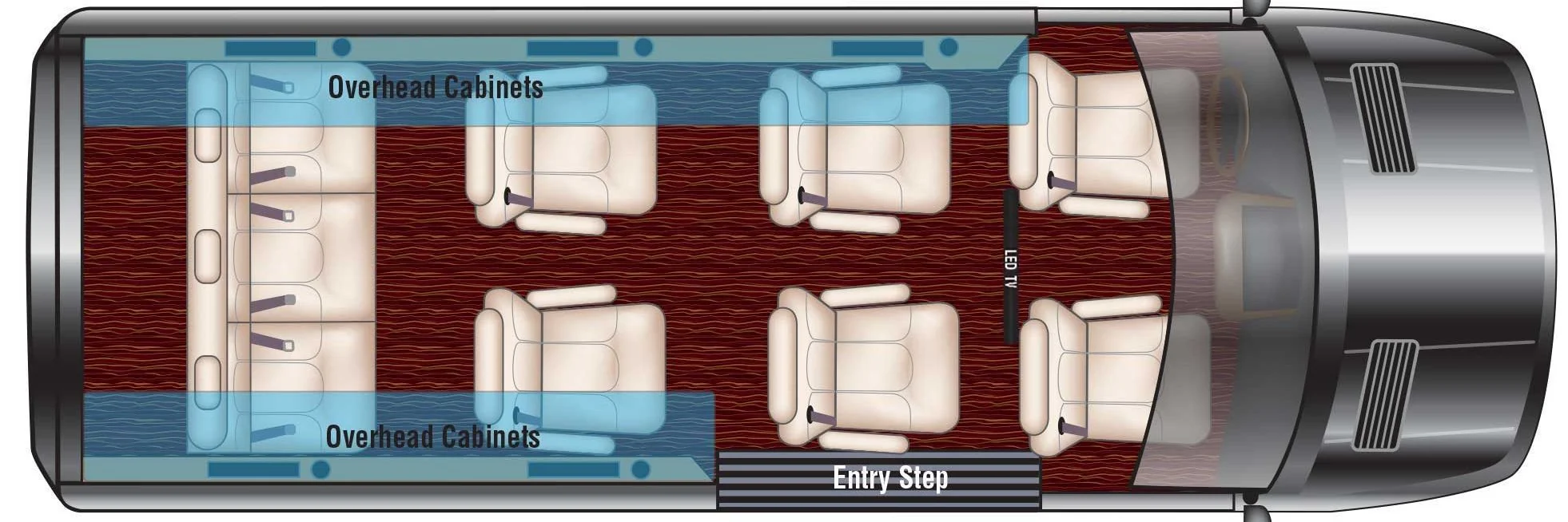 signature custom conversion sprinter van 144 floorplan