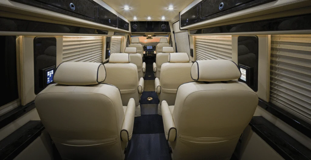 Seats Toward front