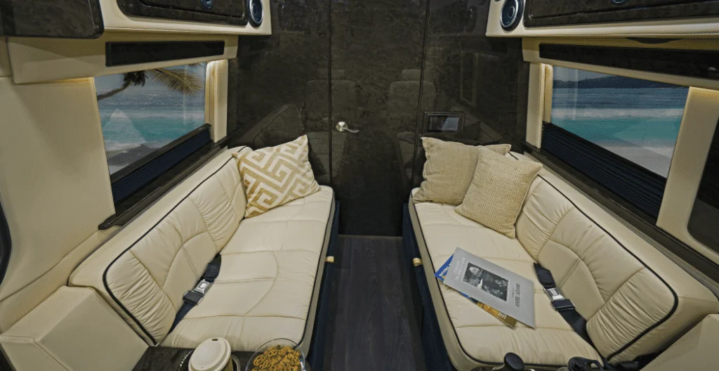 Seats to bed 1