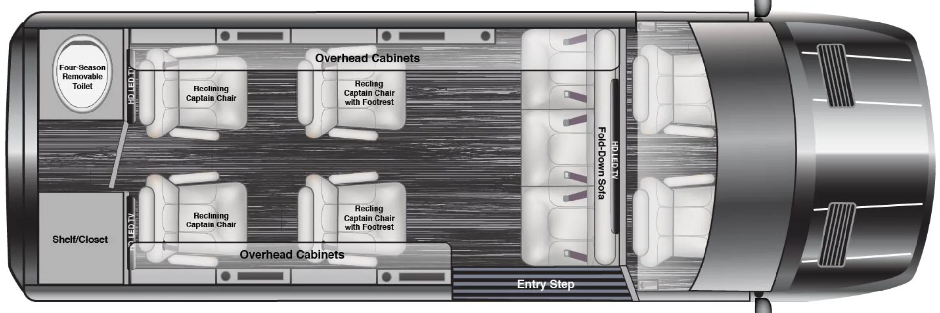 AutoElite RoadJet Floorplan NoTableText