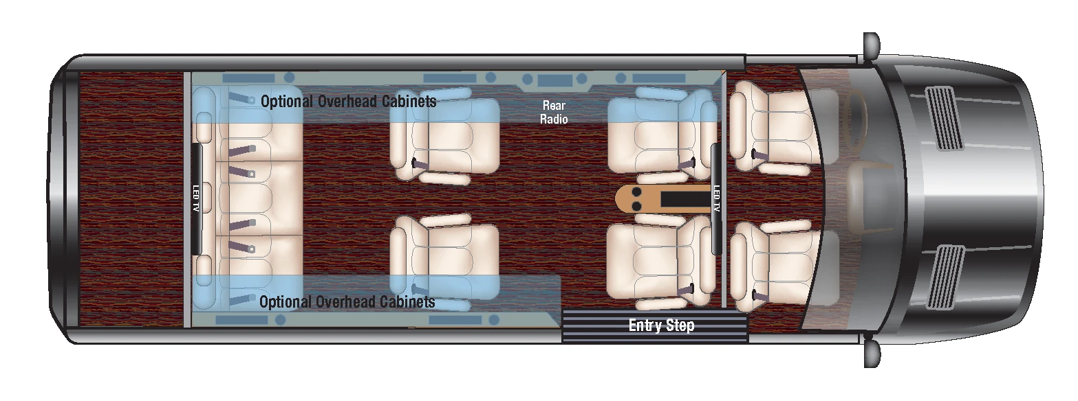 Midwest Business Class Standard floor plan