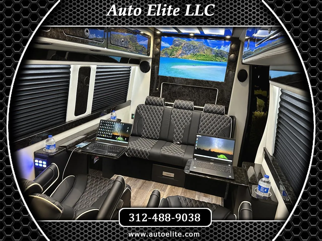 2026 Road Jet Limousine with Bathroom 9 Passenger Mercedes-Benz Sprinter